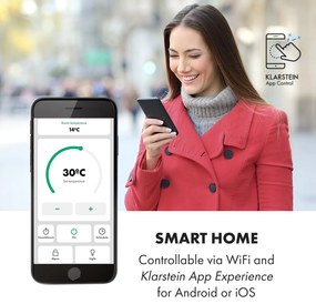 Klarstein Bansin Smart 1500, конвектори, 1500 W, управление чрез приложение