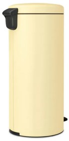 Кош за боклук с педал Brabantia NewIcon 1008852, 30 л, Плавно затваряне, Противоплъзгаща основа, Жълт