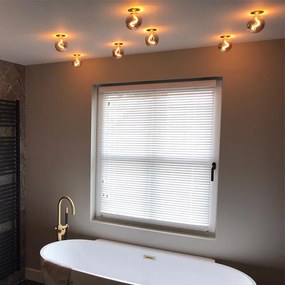 Комплект от 6 модерни вградени спота черни - Insight