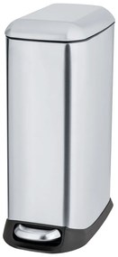 Кошче за боклук с педал от неръждаема стомана в сребрист цвят 12 l Design – Wenko
