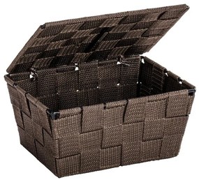 Кафява кошница с капак , 14 x 19 cm Adria - Wenko