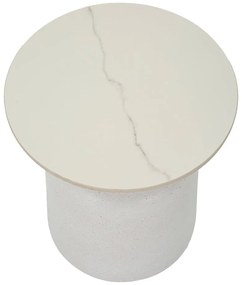 Кръгла странична масичка с керамичен плот ø 40 cm Fush – Mauro Ferretti