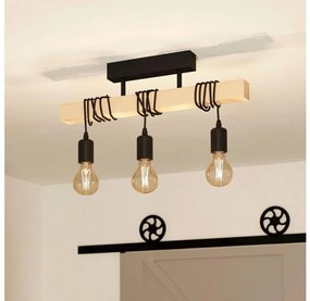 Eglo 55247 - Таванен полилей TOWNSHEND 3xE27/60W/230V