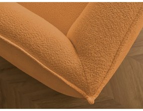 Диван от прежда с примки от букле в цвят горчица 242 cm Giorgia – Bobochic Paris