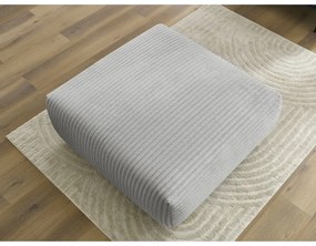 Светлосива табуретка от рипсено кадифе Lucien – Bobochic Paris