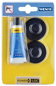 Черен висящ самоносещ метален комплект аксесоари за баня Classic - Wenko