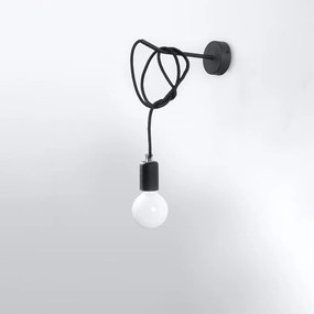 Черна стенна лампа Spider – Nice Lamps