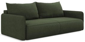 Зелен разтегателен диван с място за съхранение 216 cm Nanea – Makamii