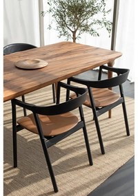 Маса за хранене от орехово дърво 90x200 cm Fawn - Gazzda