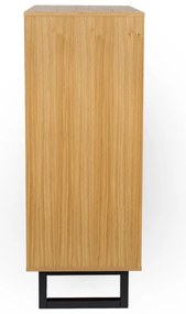 Комод с чекмеджета от дъб Camden Herringbone, 40 x 123 cm Mora - Woodman