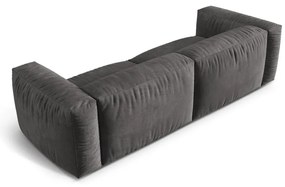 Сив кадифен модулен диван 240 cm Martina – Micadoni