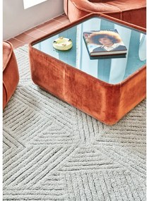 Кремав ръчно изработен вълнен килим подходящ за пране 170x240 cm Almond Valley – Lorena Canals