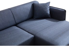 Син ъглов диван , десен ъгъл Belissimo – Balcab Home