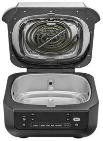 Фритюрник с горещ въздух и грил 5в1 Ninja Foodi Smart EG351EU, 1760W, 5.7 л, До 4 порции, 5 режима, Cyclonic Air, Smart Cook, Керамично покритие, Черен/инокс