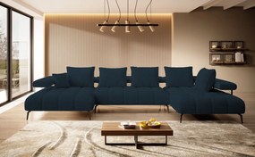 Ъглов диван Магнито Плюс-тъмен сив-десен