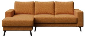 Оранжев ъглов диван (ляв ъгъл) Fynn - Ghado