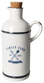 Horecano - Порцеланова бутилка за зехтин/оцет с тапа HAPPY FARM- (HF-56222)