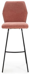 Бар столове в цвят сьомга в комплект от 2 броя 75 см Pol - Marckeric