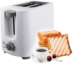 Тостер за хляб ZEPHYR ZP 1440 W, 700W, За 2 филийки, 7 степени на запичане, Бял
