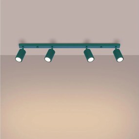 Brilagi - LED точково осветително тяло CRESTO 4xGU10/10W/230V тюркоазено