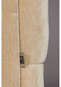 Бежов кадифен диван 214 cm Douglas – Dutchbone