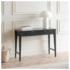 Конзолна маса Fulla от черен дъб Confetti - Rowico