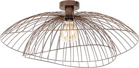 Смарт плафон бронз с двоен абажур 45 см вкл. WiFi G95 - Pua