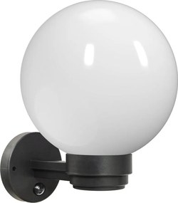 Brilagi - Външно стеннo осветително тяло с сензор HARBOR 1xE27/40W/230V IP33 антрацит/бяло