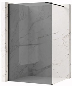 Параван за душ Rea Flexi Grey / Black 100