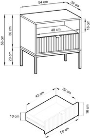 Странична маса Palermo-Leuko