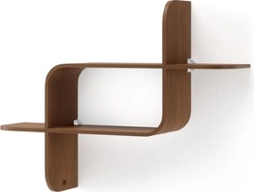 Двуетажен рафт от каучуково дърво в естествен цвят Montage - Umbra