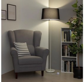 Brilagi - LED подова лампа CERIA 1xE27/40W/230V Ø 45 см черна/бяла