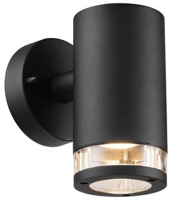 Nordlux - Външен стенен аплик BIRK 1xGU10/28W/230V IP44 черен