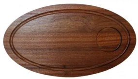 Horecano - Дървена дъска за презентация елипса 20x35x1.5см-(HC-981522) C067A