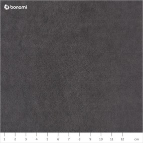 Тъмносив ъглов разтегателен диван от кадифе (десен ъгъл) Sweet Harmony - Miuform