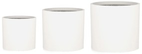 Blumfeldt Gendt, саксия, горна саксия, комплект от 3 броя, размери S/ M/ L, фибростъклен материал, интериор / екстериор