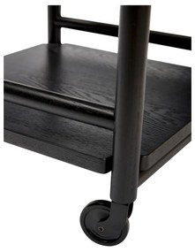 Маса за сервиране на колелца от масивен дъб 40x40 cm Norm – Hübsch