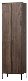 Кафяв гардероб от декор от ясен 60x210x42 cm Gravure – WOOOD