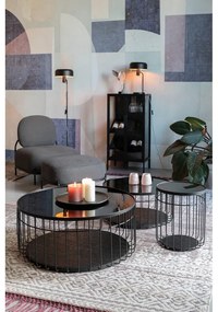 Черна стойка за вино от елхово дърво за 10 бутилки, 52x103 cm Rob - White Label