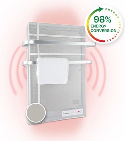 Klarstein Hot Spot Wave, инфрачервен нагревател, 51 x 80 cm, 20 m², 1000 W, без степенно регулатор, IP24, алуминий