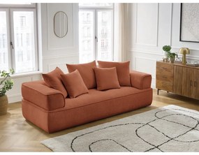 Теракотен шенилов диван 237 cm Whesley – Bobochic Paris