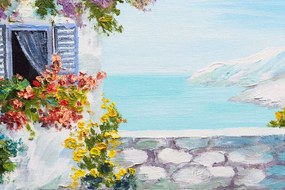 Картина на платно – Къщичка край морето