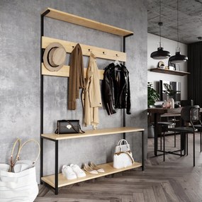 Стойка за антре Portmanto Ava L1303 дъб