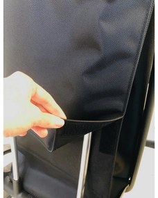 Пазарска чанта на колелца 53 l Com Tweed Polar Black Tube – Rolser