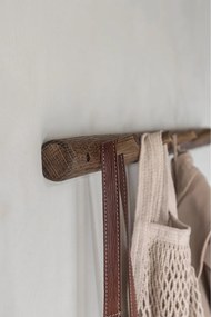 Кафява стенна закачалка от масивен дъб 72 cm Roots – Mette Ditmer Denmark
