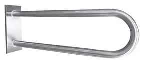 Опорна дръжка 10x25 см неръждаема стомана/сребриста