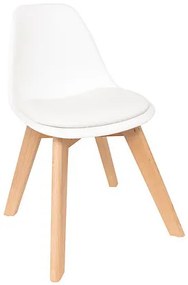 Детски стол atmosphera Mini Baya, Бял