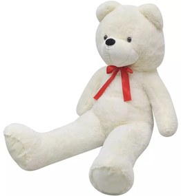 Мека плюшена играчка мече XXL, бяло, 100 см