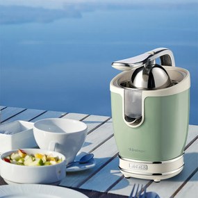 Цитрус преса Ariete VINTAGE JUICER 0413/04, 85W, Метално тяло, Безшумна работа, 2 приставки, Зелен