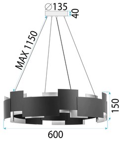 Пендел balck APP1561-6CP